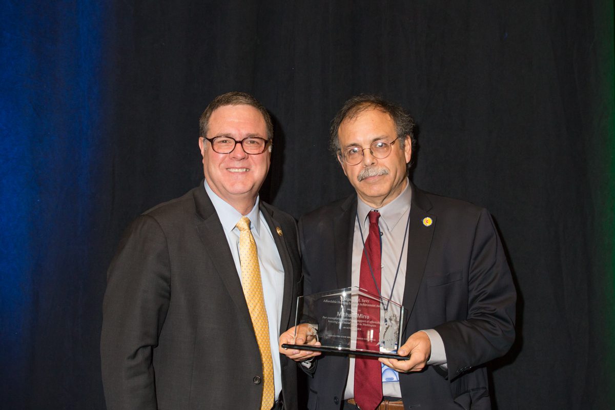 Image for Michael Mirra receives lifetime achievement award for housing