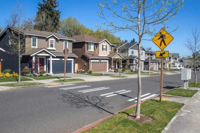 Crosswalk in New Salishan